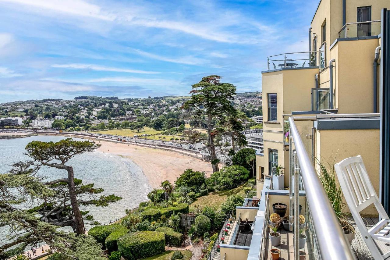 A7 Masts - Striking Beach Bolthole Apartment With Beautiful Sea Views Private Balcony & Parking Torquay Luaran gambar